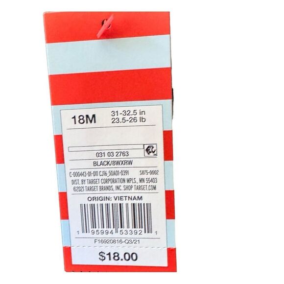 Cat & Jack Girls Black Velvet Style Flutter Sleeve One Piece. 18 Months. NEW. - Picture 6 of 9